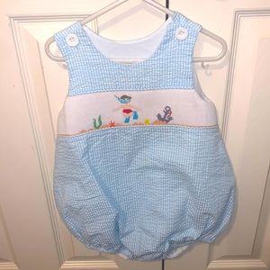Remember Nguyen NWOT Smocked Bubble 24M
